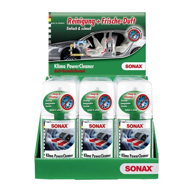Khử mùi điều hòa xe hơi Sonax Car A/C cleaner counter display 100ml