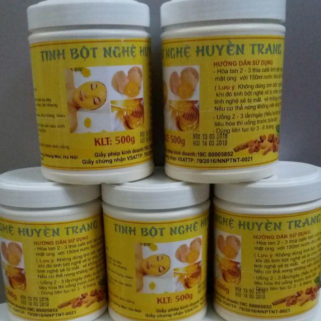 500g tinh bột nghệ vàng nguyên chất - Bao test