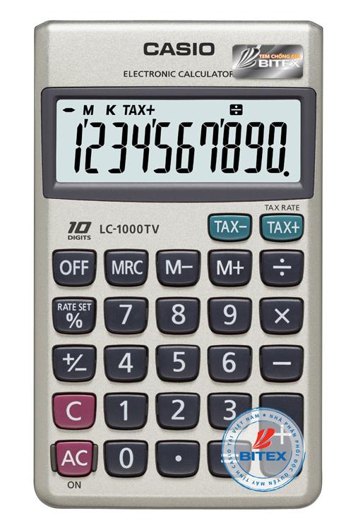 Máy tính cầm tay casio lc1000tv
