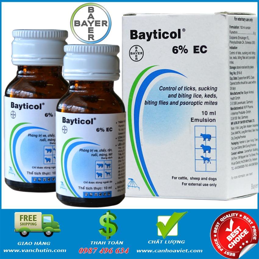 Thuốc xịt Phòng trị ve ghẻ chấy rận ruồi mòng két 10ml