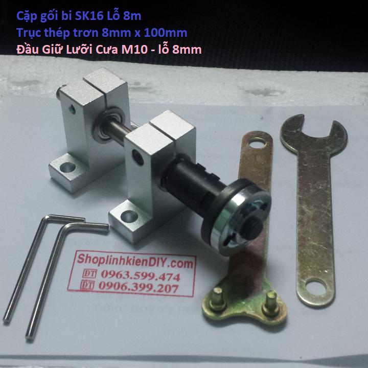 bộ trục máy cưa mini