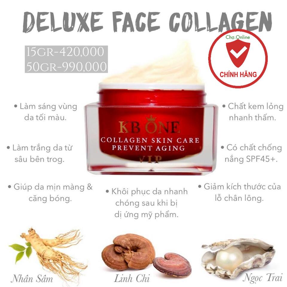 Kem Trắng Da Mặt, Mờ Nám Sạm, Tàn Nhang, Đốm Nâu KBONE (VIP ĐỎ) 50g