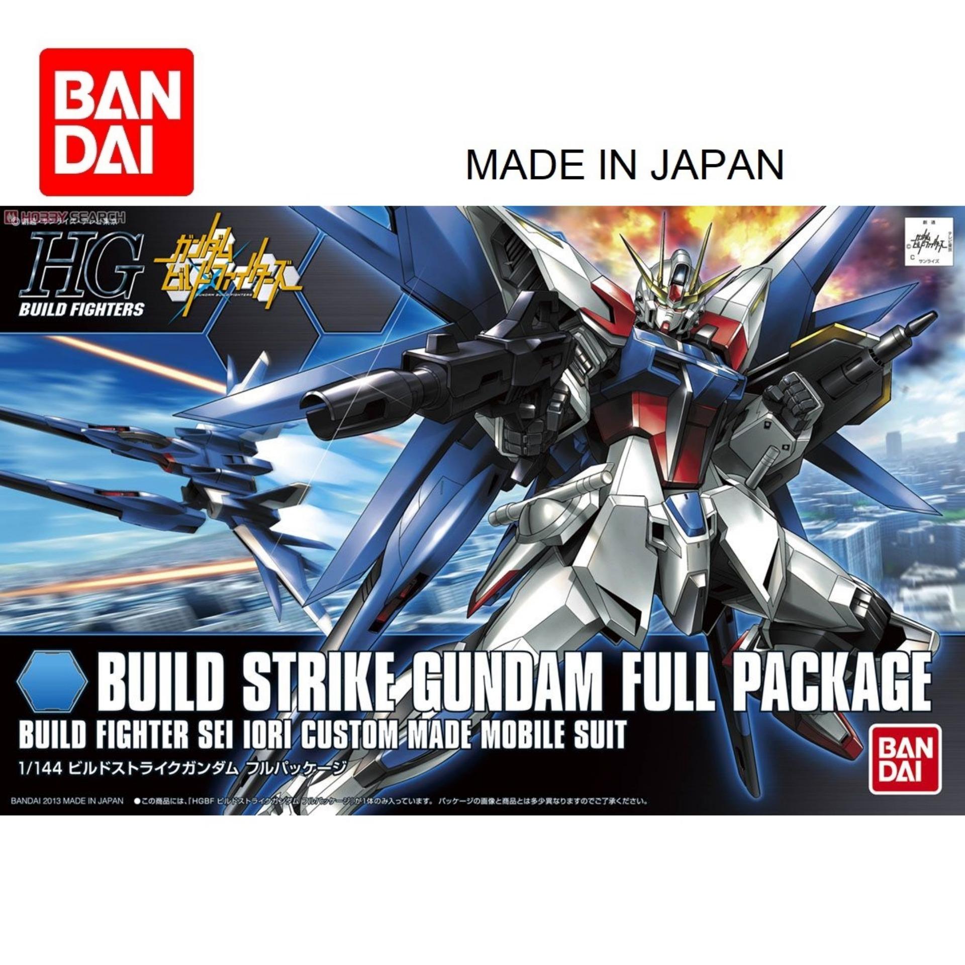 Mô hình gundam bandai 1/144 hgbf 001 build strike gundam full package serie hg build fighters