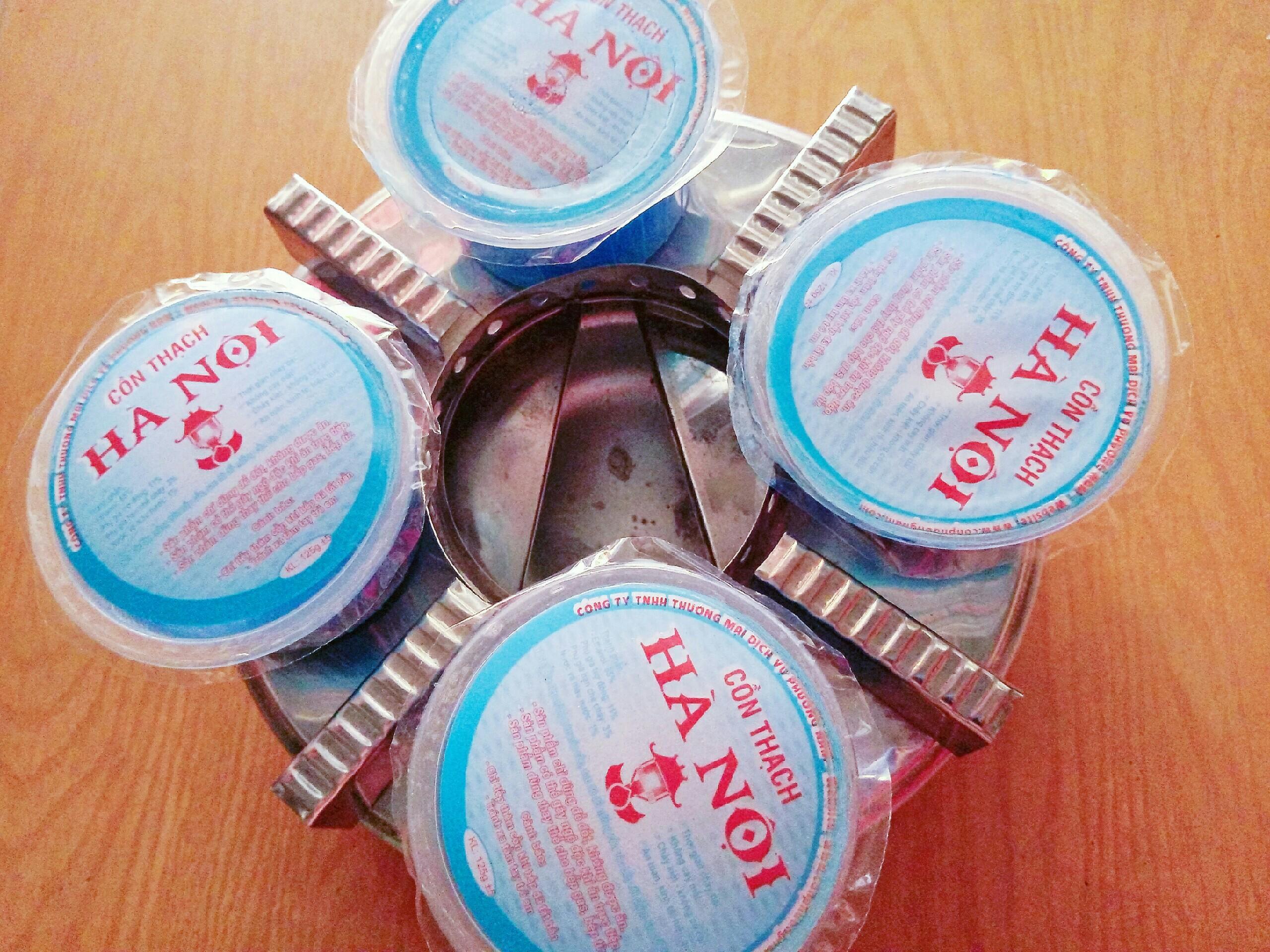 Combo 1 bếp cồn + 4 viên cồn thạch - bếp cồn