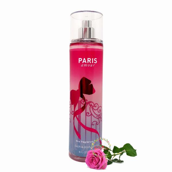 Xịt thơm toàn thân bath and body works fine fragrance paris amour 236ml
