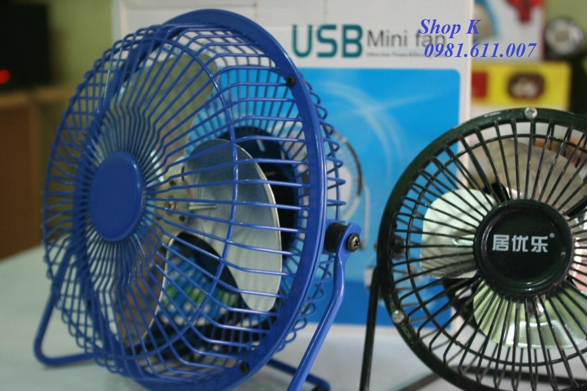 Quạt USB mini lồng sắt 4 inches