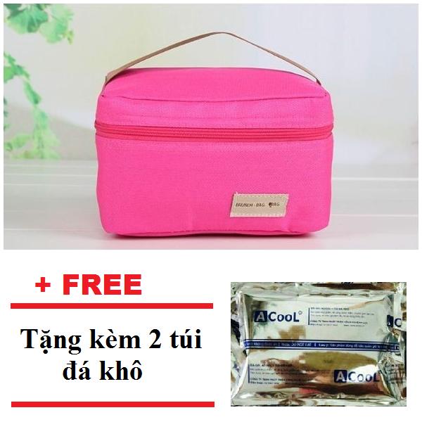 Túi giữ nhiệt loại nhỏ + Tặng kèm 2 túi đá khô