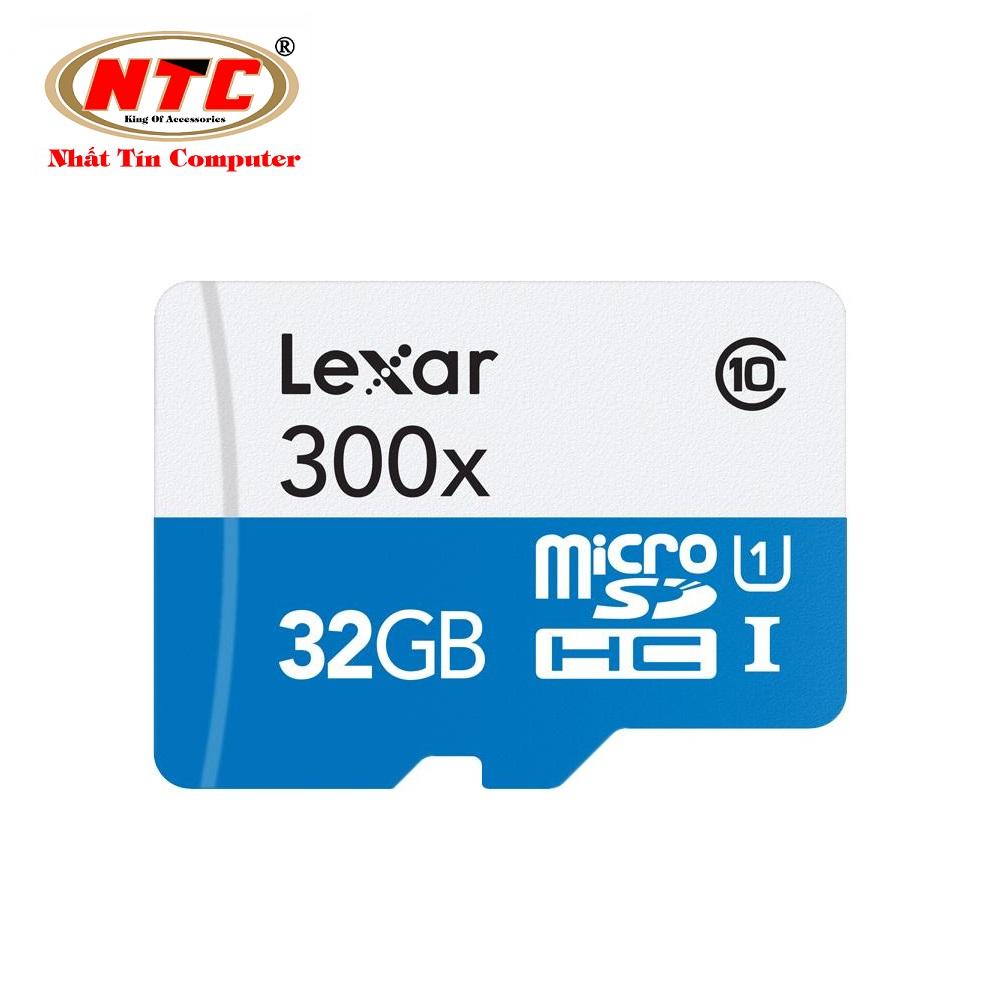 Thẻ nhớ microsdhc lexar 32gb class 10 300x 45mb/s nhất tín computer