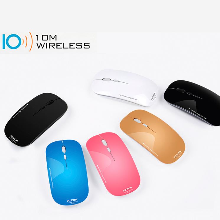 Chuột Wireless không dây AZZOR N5 pin sạc cực bền