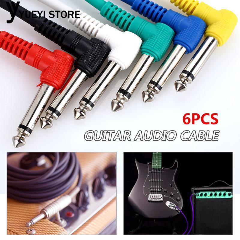 YYSL Guitar Cord Guitar Cable Polychromatic 22cm Rock Music Ukulele Band