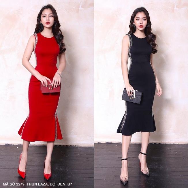 S,m,l,xl,2xl đầm ôm đuôi cá sang trọng