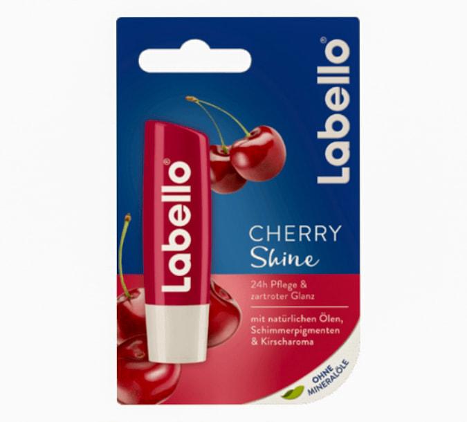 (MẪU 2018) Son Dưỡng Labello Chery Màu Nhẹ - Xách Tay Đức