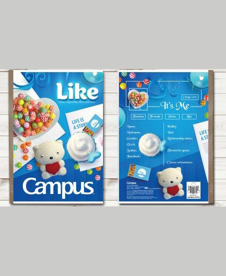 Tập 10 vở campus gift 80 trang