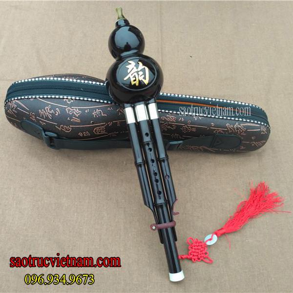 Sáo Bầu Đen LAB7 - Sáo Trúc HaKi - Tặng Dây Treo