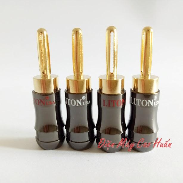 2 cái Jack loa Bắp chuối Liton đen bóng