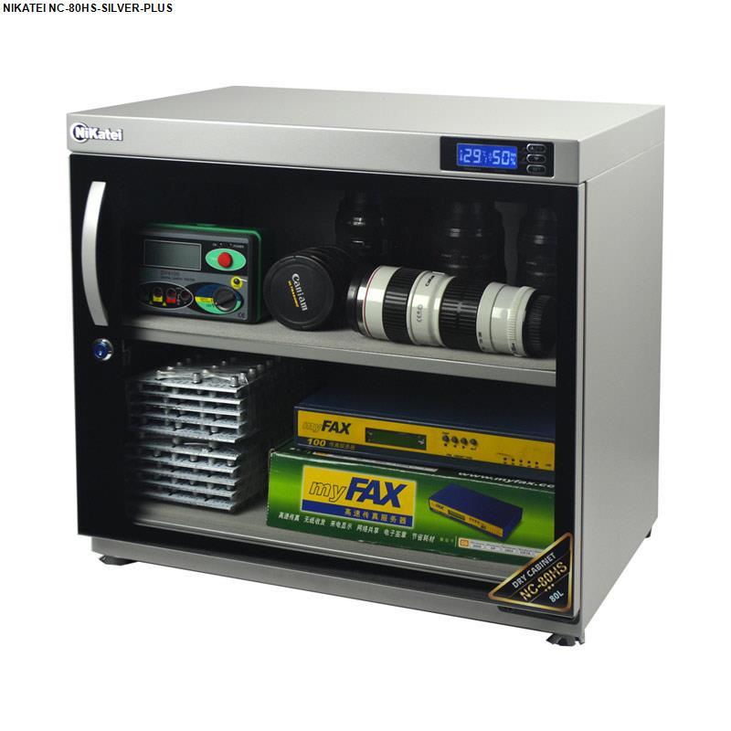 Tủ chống ẩm cao cấp nikatei nc-80hs siver plus