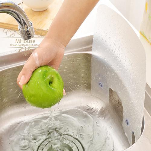 Combo 2 Tấm Chắn Nước Bồn Rửa Chén Tấm Chắn Dầu Mỡ Dụng Cụ Nhà Bếp