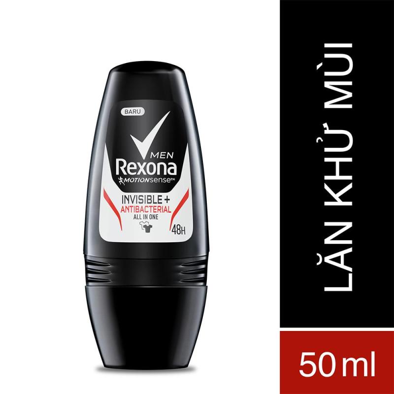 Lăn khử mùi nam Rexona Men Invisible+ Antibacterial 50ml tốt nhất