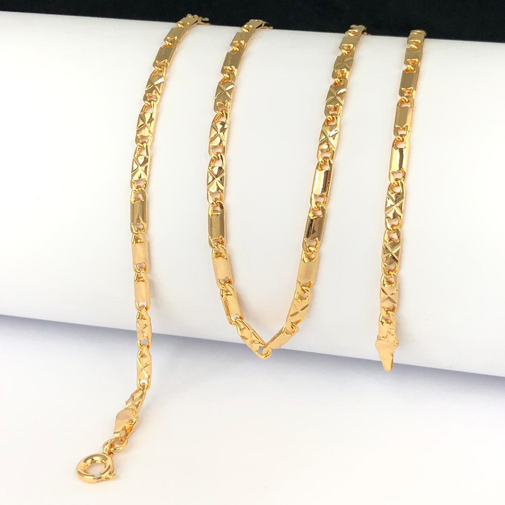 Dây chuyền nam nữ mạ vàng 18k cao cấp - dc196l65