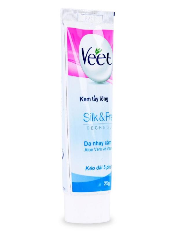 Kem tẩy lông cho da nhạy cảm Veet Silk & Fresh tuýp 25g, sản phẩm tốt, chất lượng cao, đây là một sản phẩm cần thiết cho gia đình bạn nhập khẩu