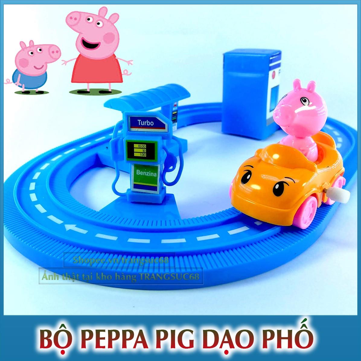 Bộ đồ chơi lắp ráp chú heo Peppa Pig ngộ nghĩnh cho bé