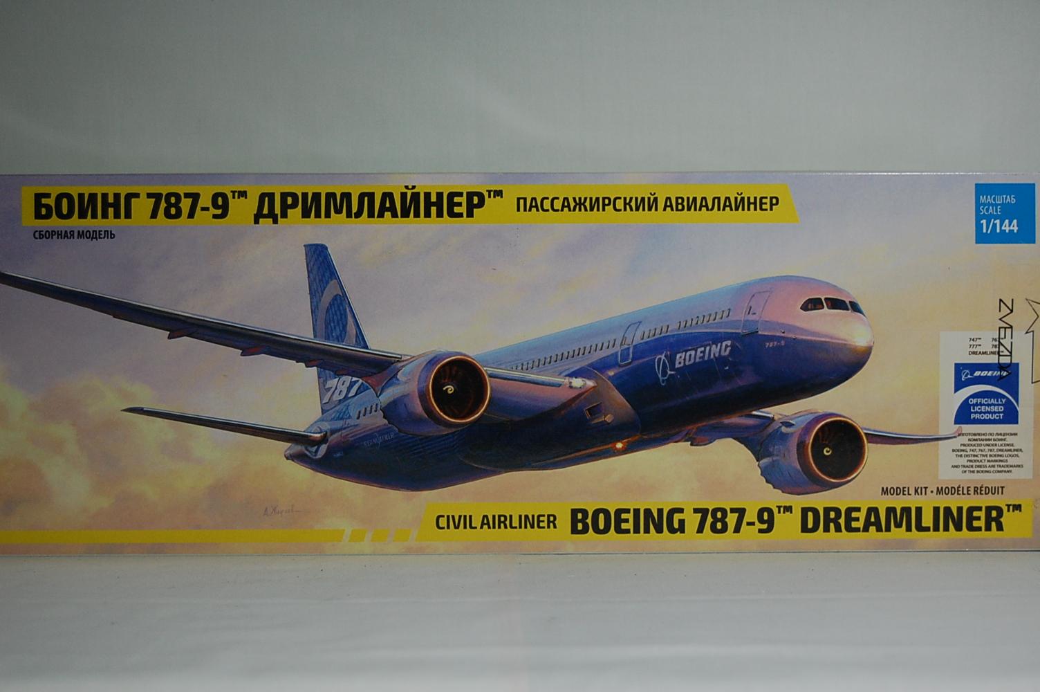 Bộ lắp ghép mô hình máy bay boeing 787-9 tỉ lệ 1/144