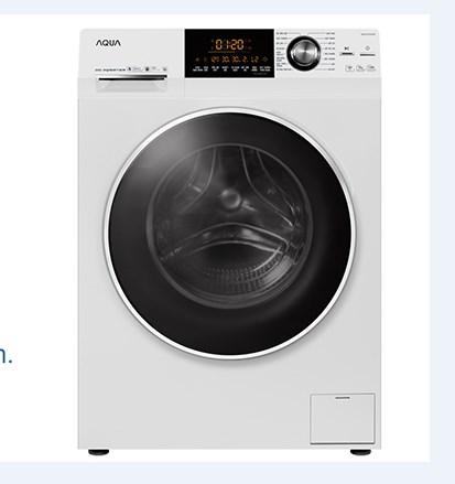 Máy giặt aqua aqd-d1000a.w cửa ngang 10 kg màu trắng