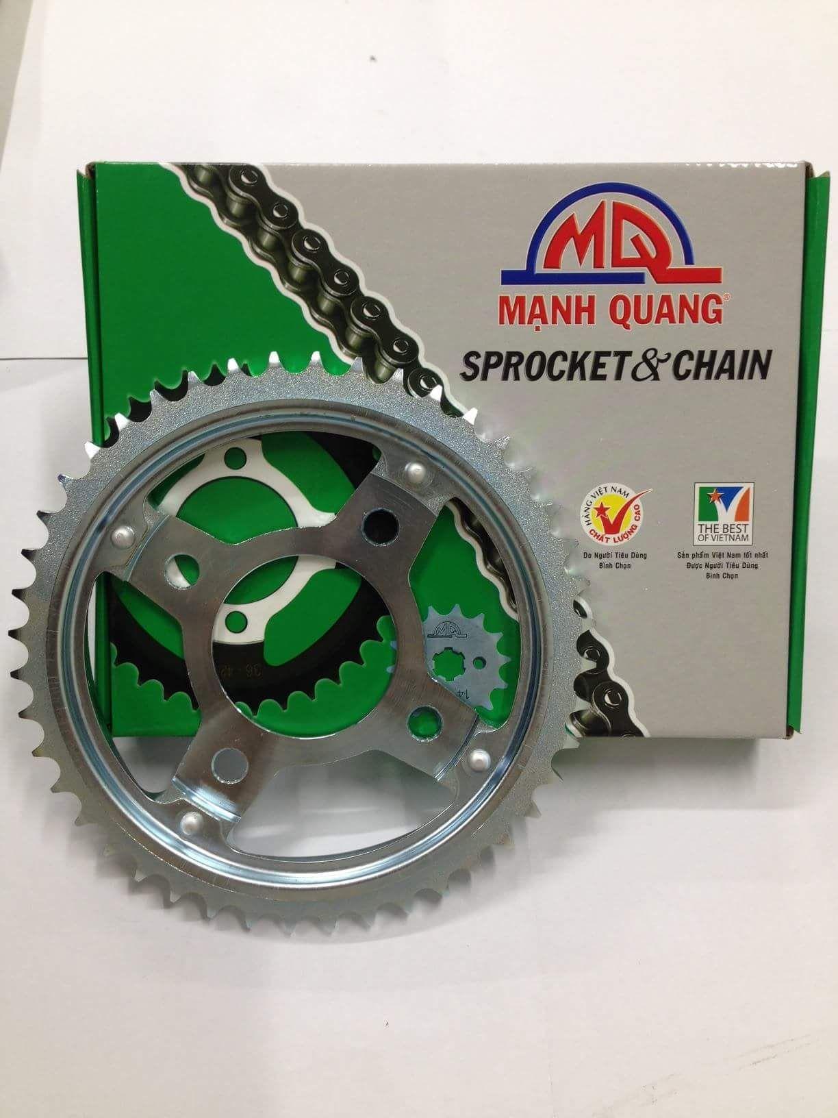Nhông Sên Đĩa - Winner 150 (15T x 44T , 428H - 128L) Mạnh Quang