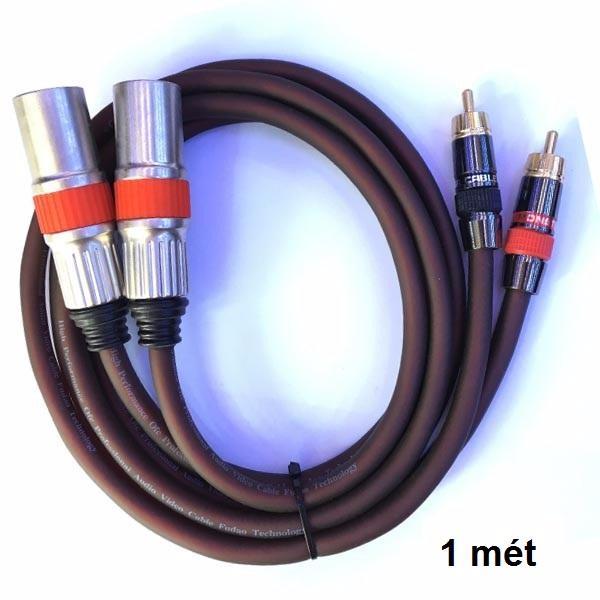 Cặp dây Jack Canon Đực ra AV 1m / 1.5m / 2m / 3m / 5m