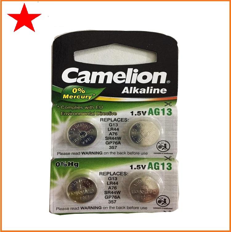 4 viên pin AG13, Lr44 Camelion 1.5V