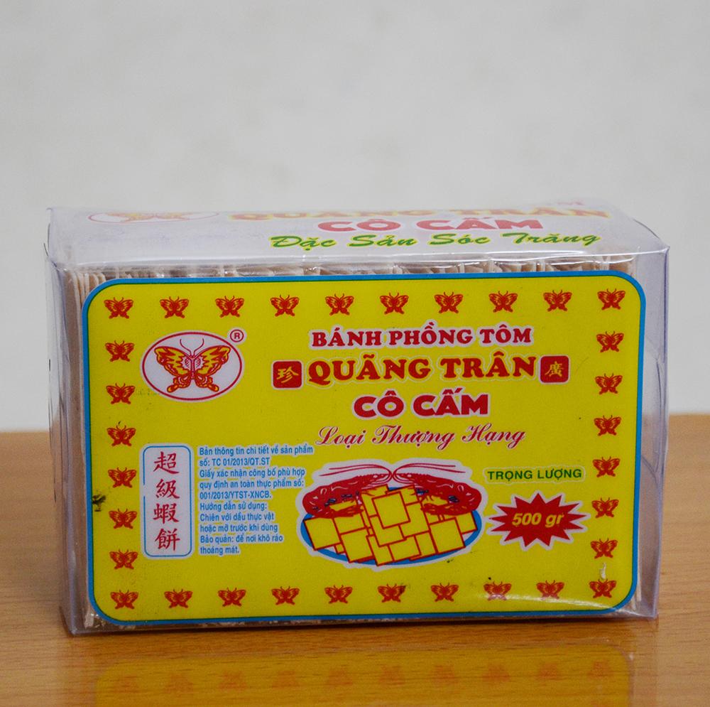Bánh phồng tôm Quãng Trân Cô Cấm loại Thượng Hạng, món quà Đặc sản Miền Tây