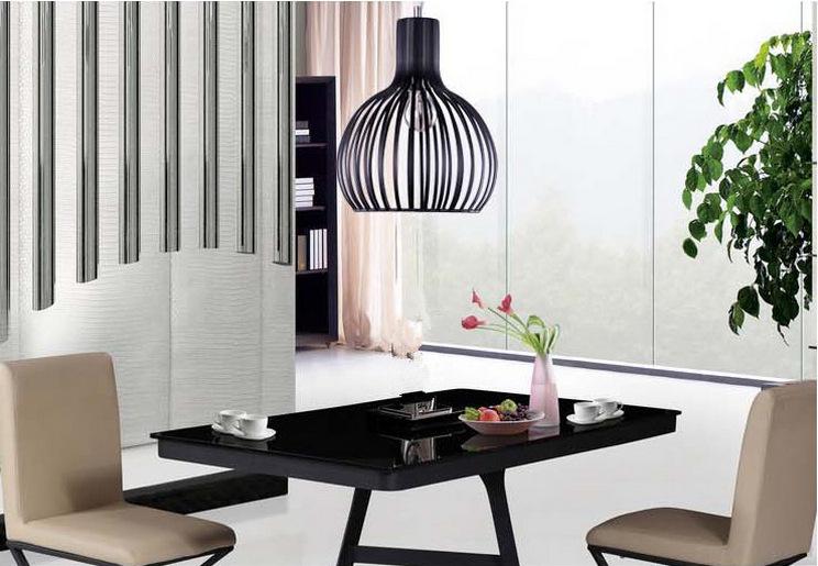 Đèn thả treo trần lồng chim khung sắt sơn tĩnh điện
