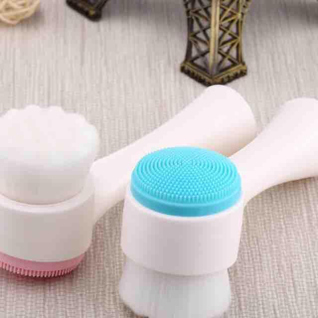 Cọ rữa mặt 2 đầu