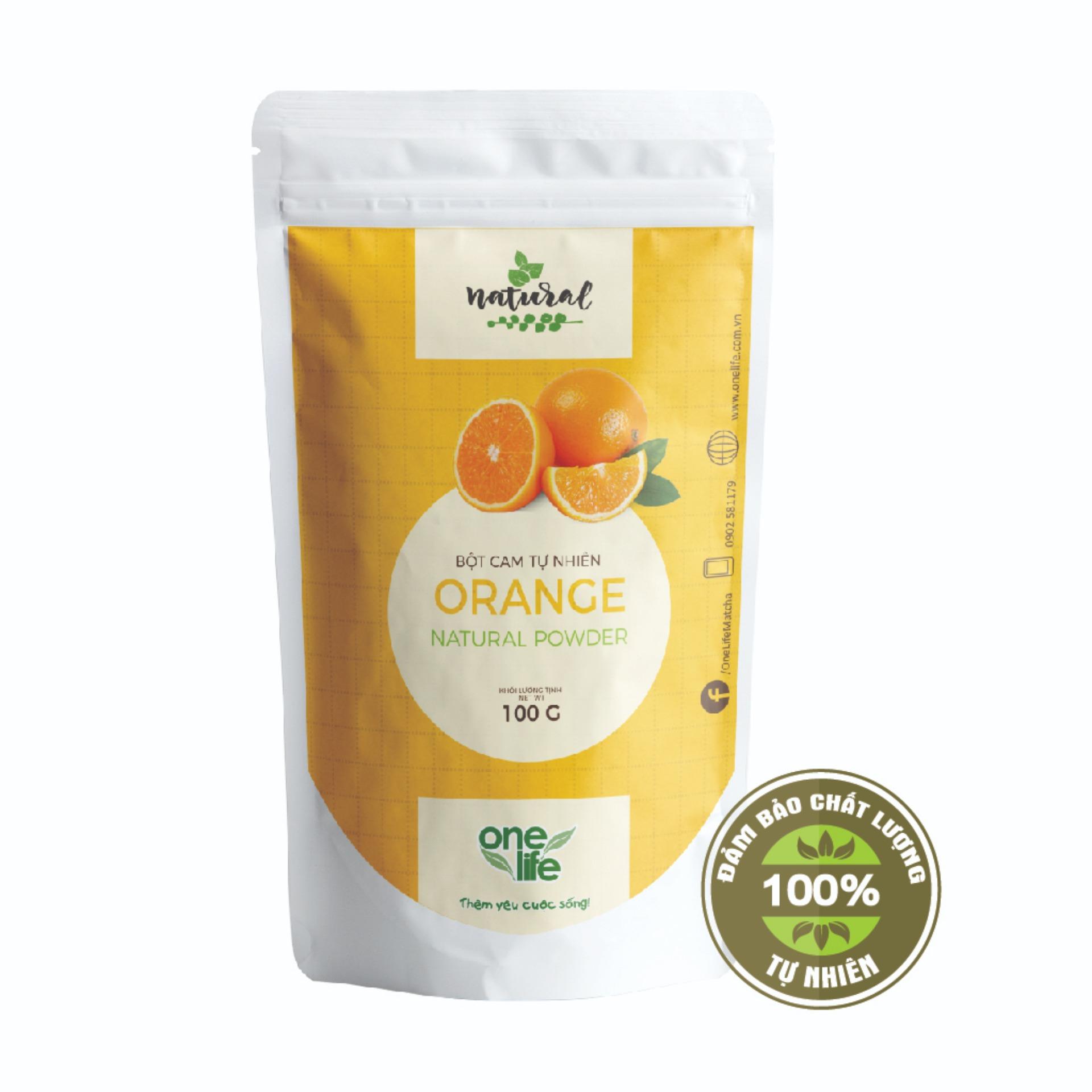 Trái cây nhập khẩu - bột cam tự nhiên onelife - bịch 100gr