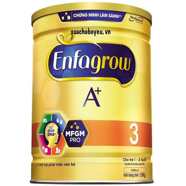 Sữa bột enfagrow a+ 3 dha+ và mfgm 1.8kg