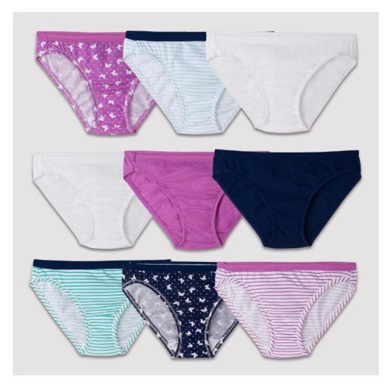Nơi bán Set 12 quần chip bé gái Fruit of the Loom Bikinis Stripe - QG 21