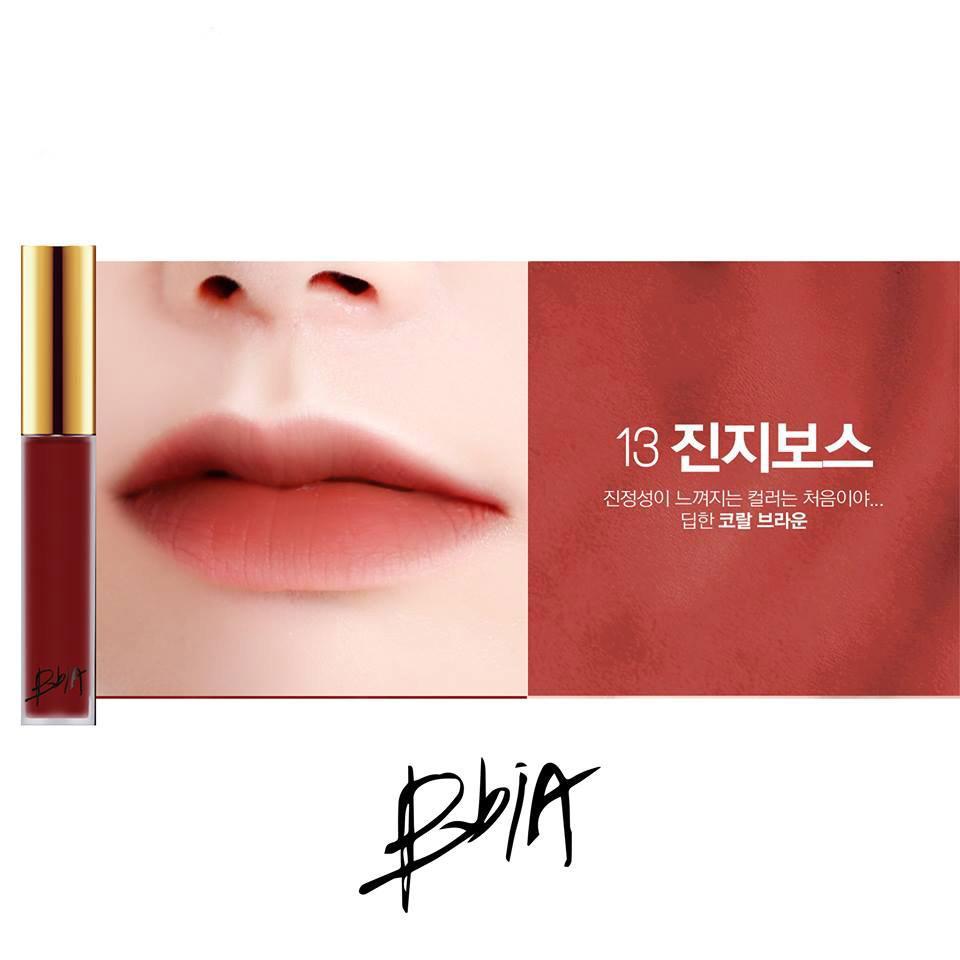 Son lì siêu lâu trôi Bbia Last Velvet Lip Tint Version 3 - 13 Serious Boss