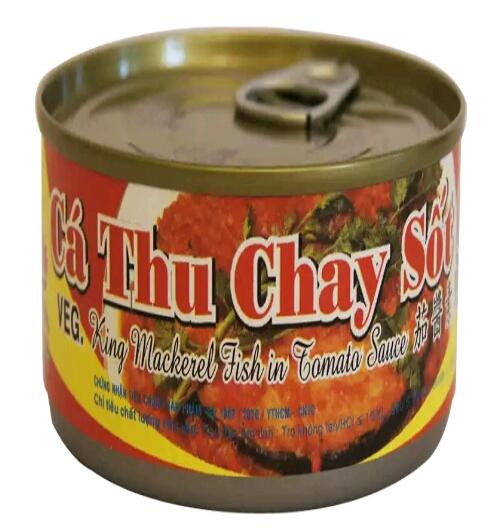 Cá thu sốt cà chay âu lạc lon 150 g