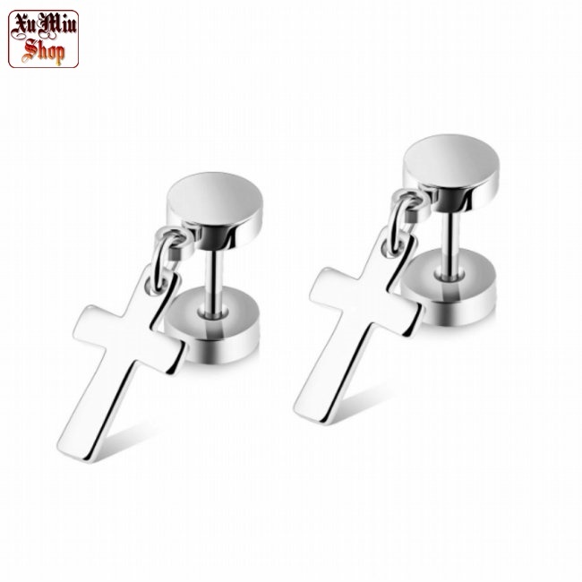 Khuyên inox Thánh giá