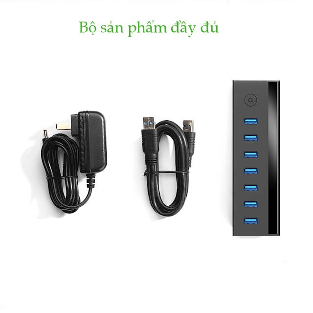 Bộ chia Hub USB 3.0 7 cổng UGREEN US219 Bộ chia Hub USB 3.0 7 cổng UGREEN US219