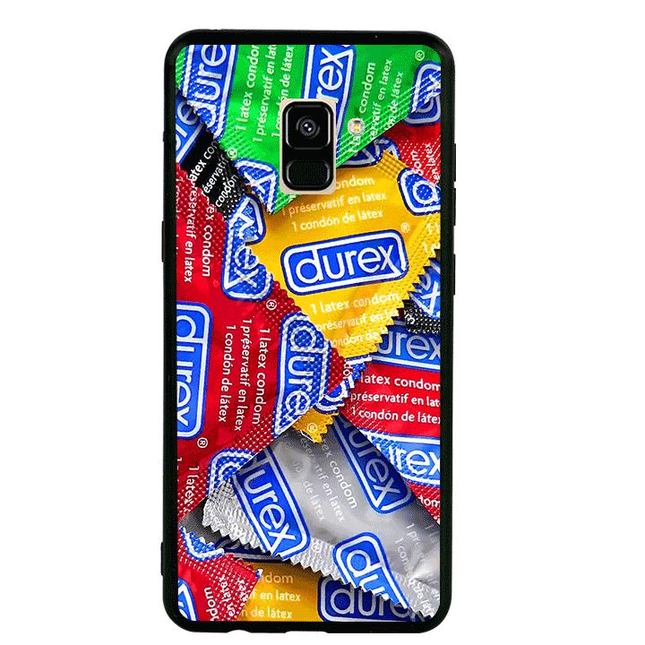 Ốp lưng điện thoại samsung galaxy a8 2018 - viền tpu dẻo - 02018 0217 durex