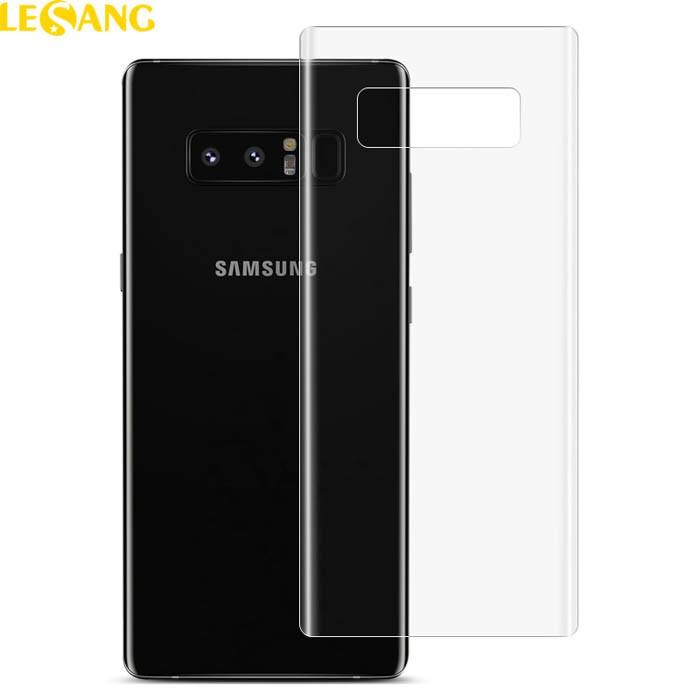 Miếng dán Full mặt sau Samsung Galaxy Note 8 trong suốt 3D