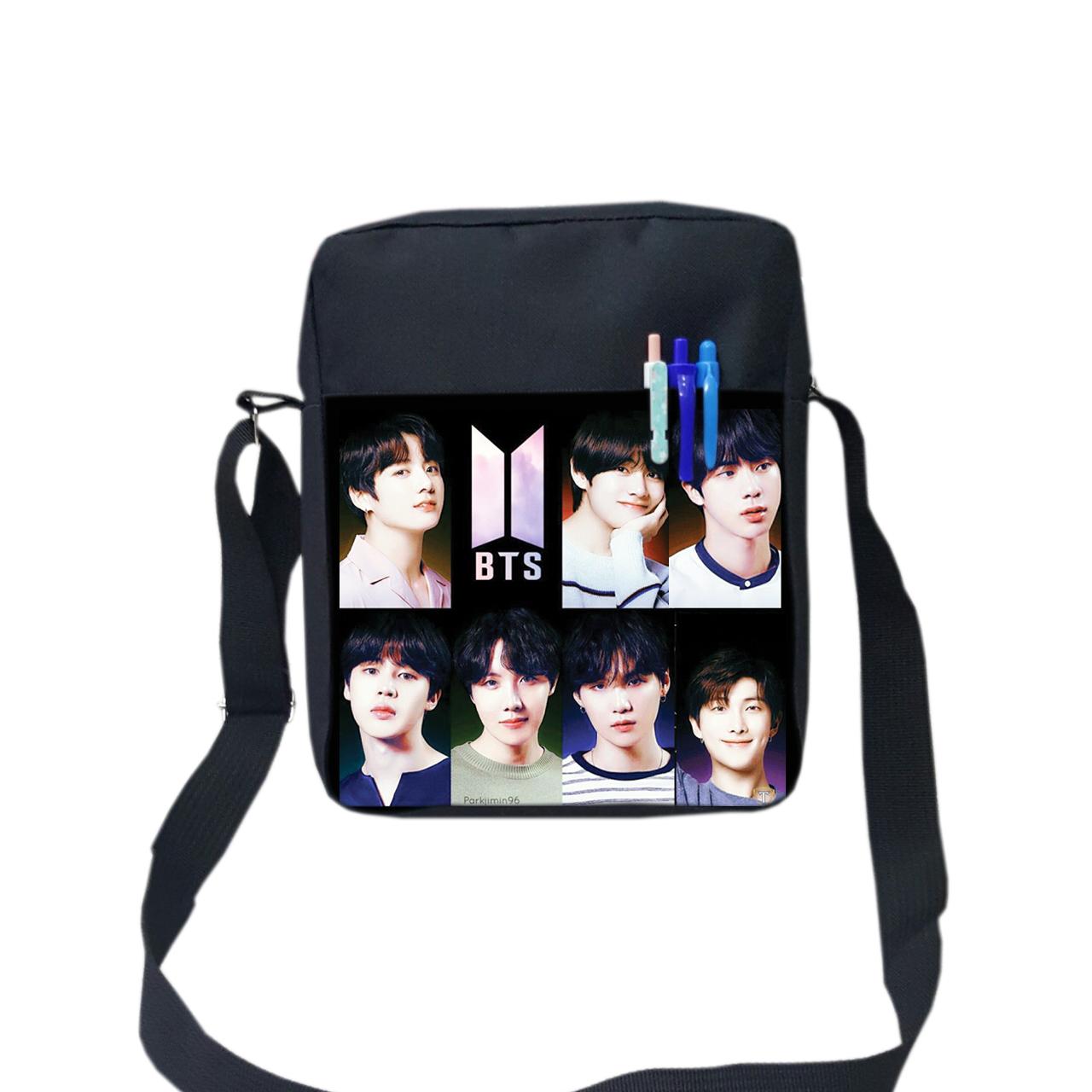 Túi đeo chéo in hình nhóm bts