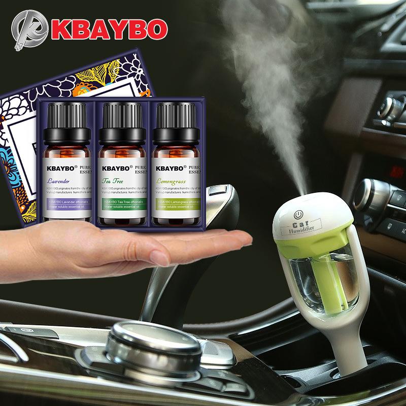 Bộ máy phun sương mini cho xe hơi 50ml+ set 3 chai tinh dầu thơm kbaybo
