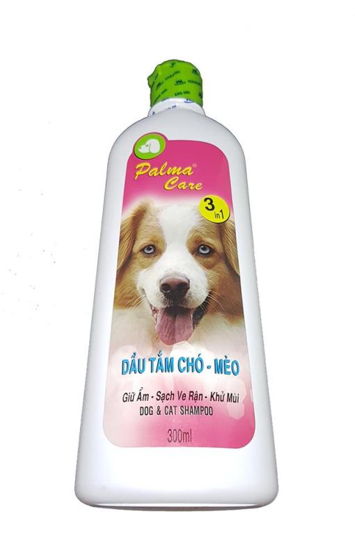 Dầu tắm chó mèo FAY Palma Care 500ml 3 trong 1 giữ ẩm sạch ve khử mùi