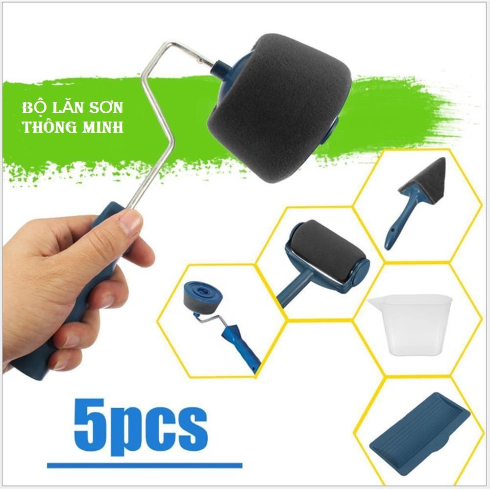 Cọ lăn, Máy lăn sơn,Bộ lăn sơn thông minh công nghệ mới Paint Runner (Bộ 5 sản phẩm) GLXK nhỏ gọn tiện lợi BIGSALE CHỈ HÔM NAY-H 60