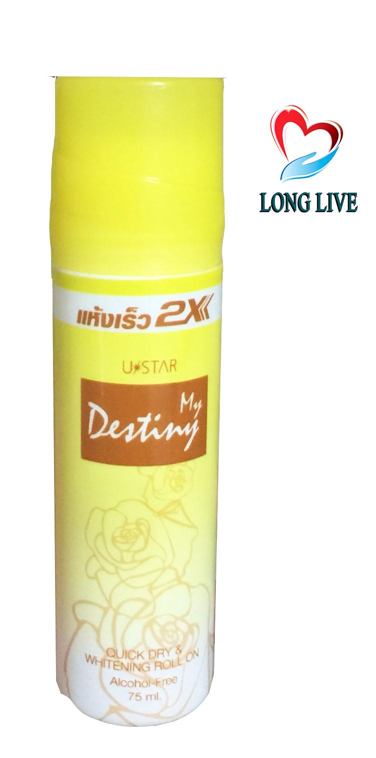 Lăn khử mùi Ustar Thái Lan - My Destiny (không gây ố vàng áo)
