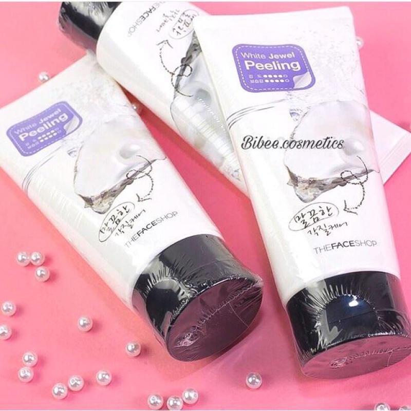 Tẩy da chết mặt The Face Shop Smart Peeling White Jewel
