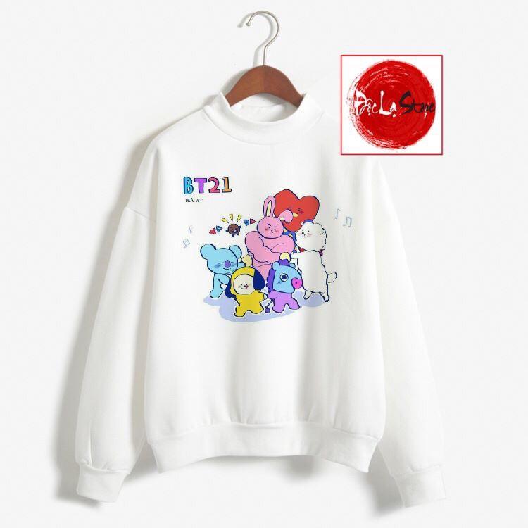 Áo sweater nam nữ bts army big size <100kg vải nỉ bông dày mịn cao cấp _ sw0015