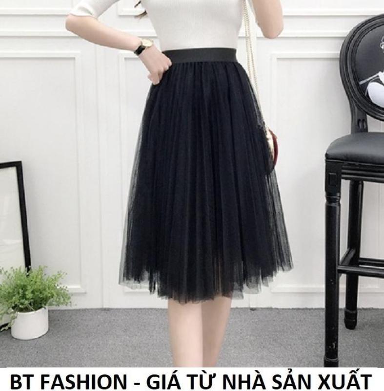 Chân Váy Xòe Lưới Duyên Dáng Thời Trang Hàn Quốc - BT Fashion (VA03)